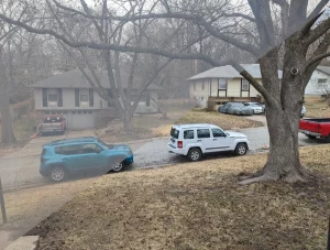 Before and after window cleaning