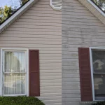 House wash before and after