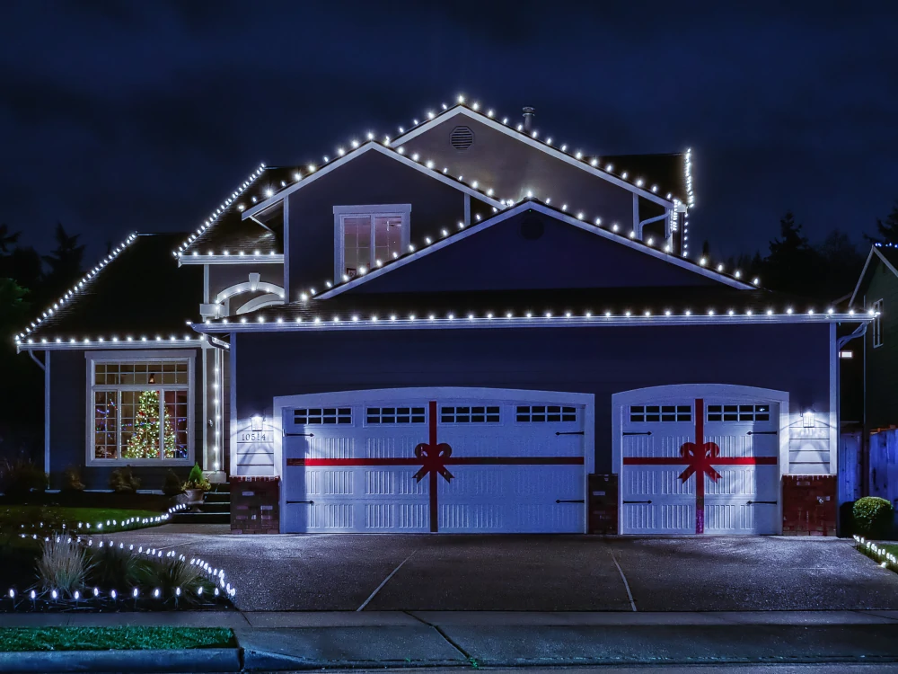 House with Christmas Lights